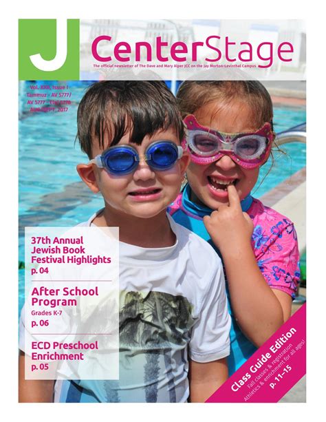 Center Stage Fall Class Guide 2017 By Alper Jcc Issuu