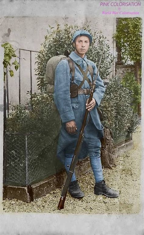 A French Ww1 Soldier Ww1 History History Pics Ww1 Soldiers German