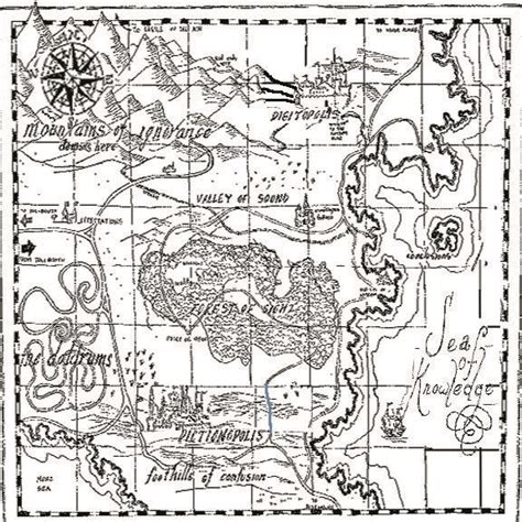 Map From The Phantom Tollboothi Want To Print And Frame It The