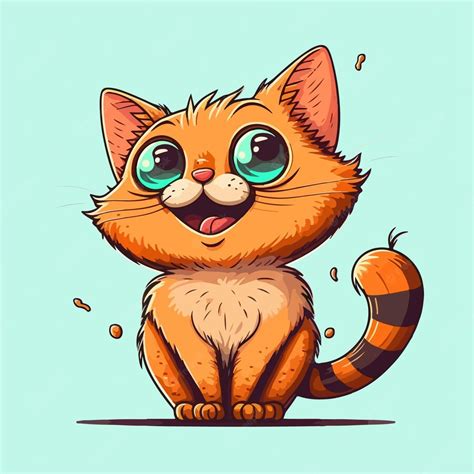 Premium Vector Cute Baby Cat Illustration Cartoon