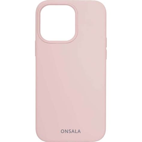 Onsala iPhone Pro silikondeksel sand pink Elkjøp