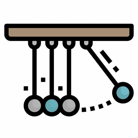 Cradle Momentum Newton Newtons Physics Icon Download On Iconfinder