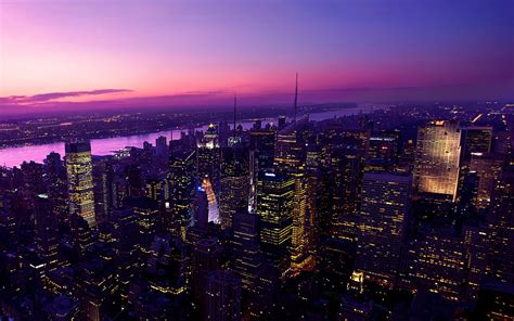 Twilight In New York City Wallpapers Hd Wallpapers Id 10524
