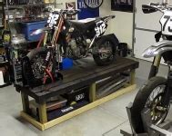 Motorbike stand motorcycle lift table bike lift motorcycle mechanic motorcycle trailer motorcycle lift table. Homemade Wooden Motorcycle Lift - HomemadeTools.net