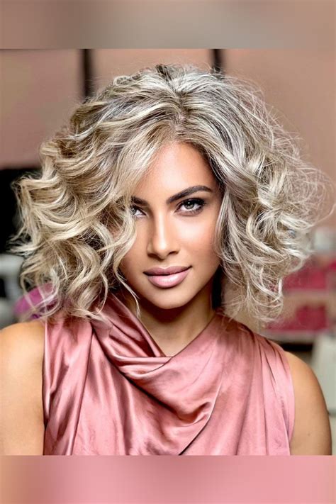 33 Blonde Curly Hair Ideas Trending This Year Curly Hair Trends Blonde Curly Hair Short