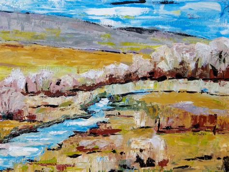 Bsyates Art A Sometimes Daily Painting Journal Abstract Landscape By