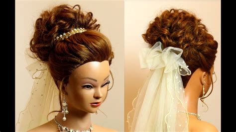 Bridal Hairstyle For Long Medium Hair Tutorial Romantic
