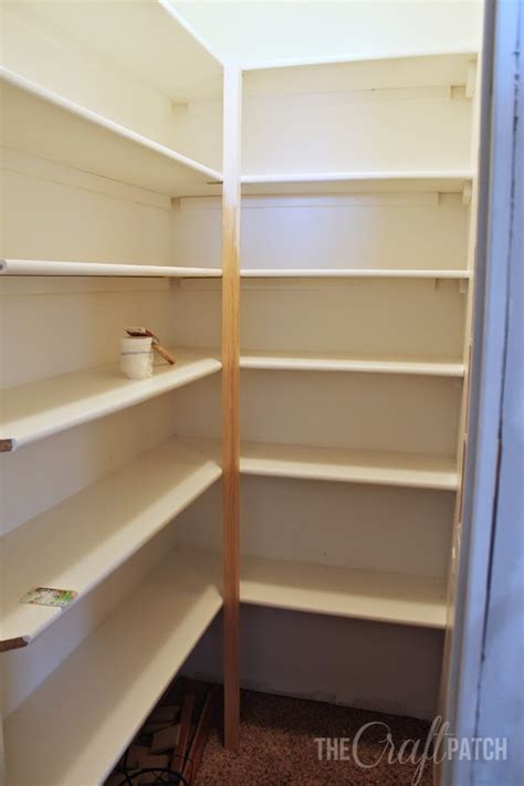 When i moved in, all my closets had that wire type shelving (which i really don't like). The Craft Patch: How to Build Pantry Shelving