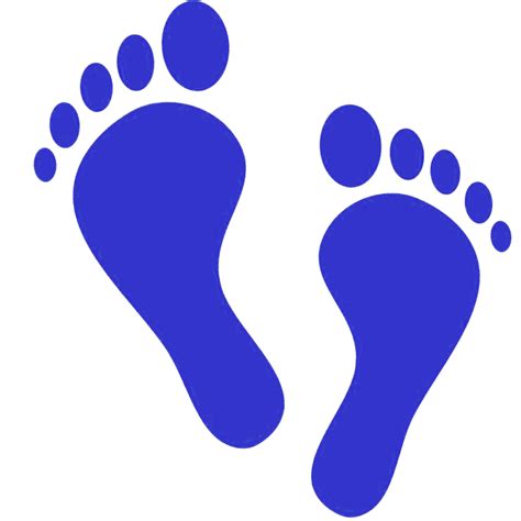 Footprints Clipart Colored Footprints Colored Transparent Free For