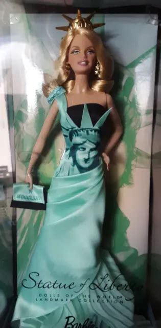 Barbie 2009 Statue Of Liberty Dolls Of The World Landmark Collection Nrfb 2500 Picclick