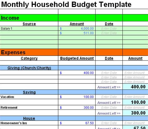 Free Sample Budget Spreadsheet Leave Debt Behind