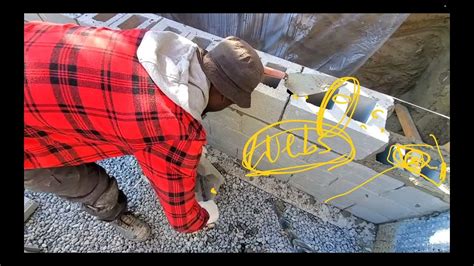 Concrete Block Laying Dowels Vs Vertical Rebar And Placement Youtube