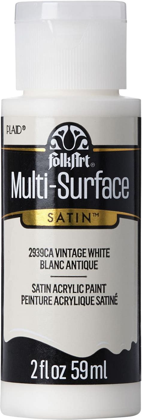 Folkart Multi Surface Satin Acrylic Paint Vintage White Walmart Canada