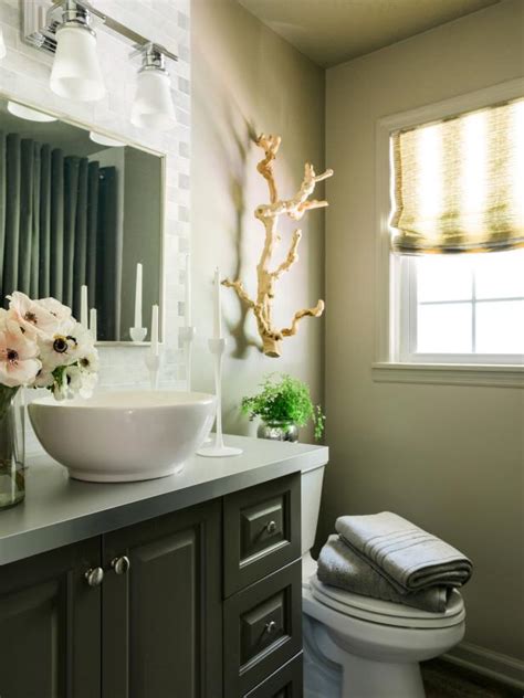 Freshen Up Your Powder Room For Holiday Guests Hgtv