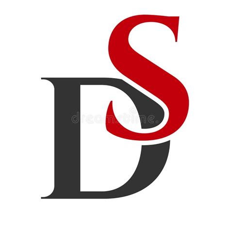 Initial Letter Sd Ds Logo Design Template Monogram Letter Ds Luxury