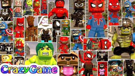 Lego Marvel Super Heroes 2 All 235 Characters Unlocked Showcase Youtube
