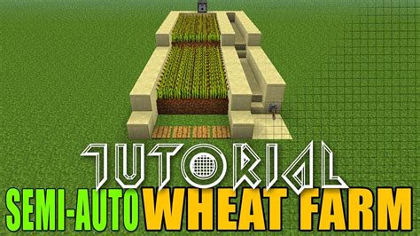 Minecraft Wheat Farm Design
