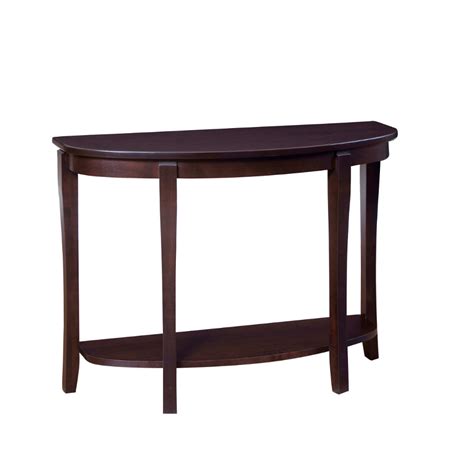 High quality desk and solid wood cabinets. Soho Half Moon Sofa Table - Home Envy: Edmonton Furniture Stores