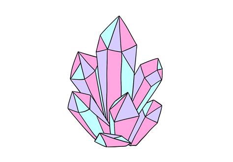 How To Draw Crystals Design School