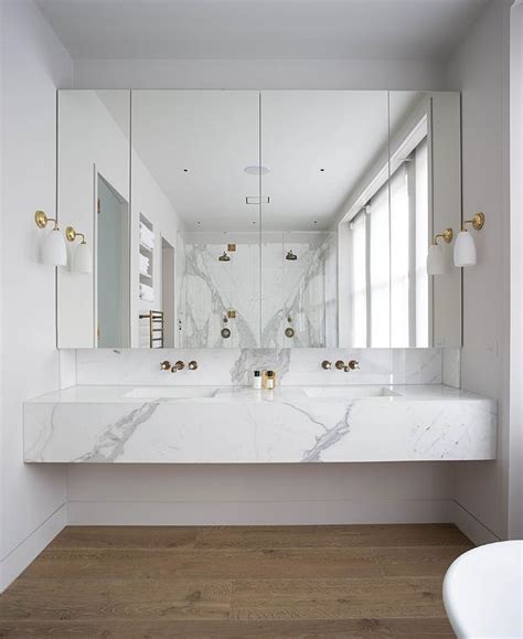 Get free shipping on qualified modern, floating bathroom vanities or buy online pick up in store today in the bath department. Marble Floating Vanity Sink - Modern - Bathroom