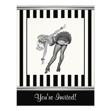 344 Best Pin Up Girl Birthday Party Invitations Images On Pinterest