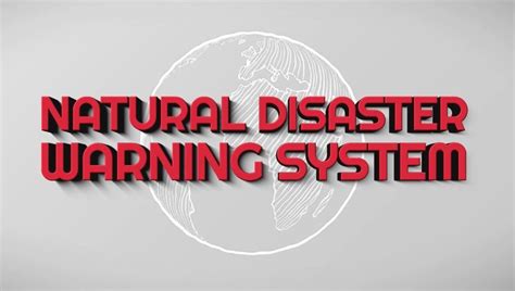 Natural Disaster Warning Systems Electronic Outdoor Sirens And Early