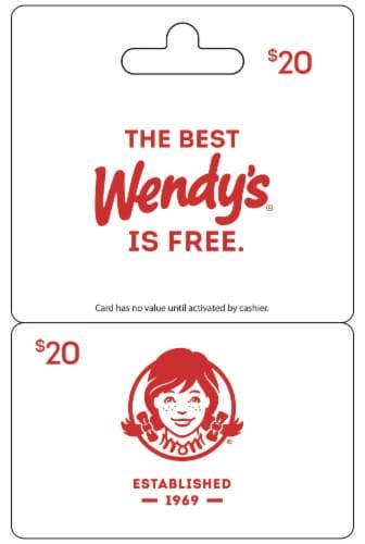 Wendy S Gift Card Activate And Add Value After Pickup