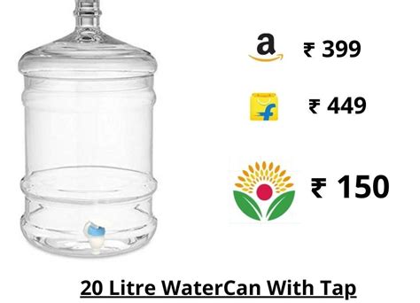 Transparent Plastic 20 Liter Drinking Water Bottle For Regular