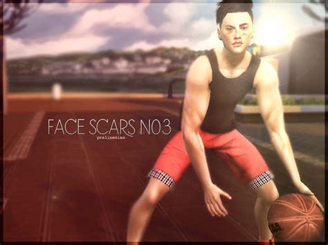 Face Scars N03 By Pralinesims Sims 4 Makeup