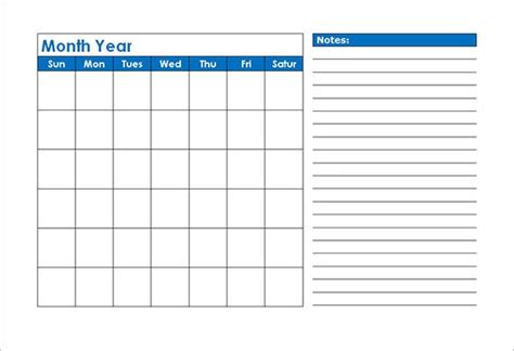 Office Calendar Templates 10 Free Printable Pdf Excel And Word