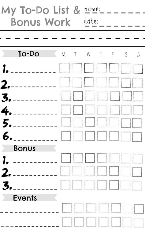 Kids Chore Chart Great For A Summer Chart Nesting With Grace