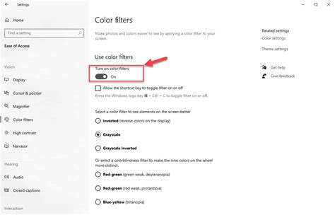 How To Turn On Color Filters In Windows 10 Easypcmod