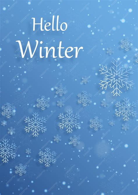 Premium Vector Happy Winter Season On Festive Pattern
