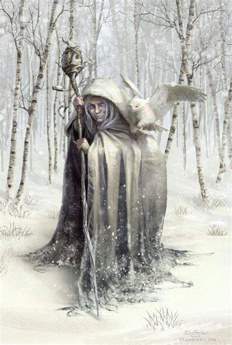 Winter Hag Fantasy Witch Art Witch Art