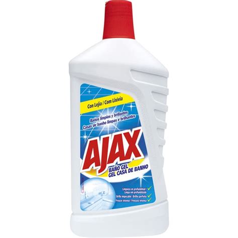 Bathroom Cleaner Gel With Bleach Bottle 1 L · Ajax · Supermercado Hipercor