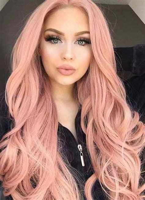 Wonderful Spring Hair Color Blonde Rose Gold Get Unique Hair Color Hair Styles Long Hair
