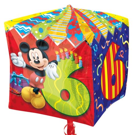 Mickey Mouse Folieballon 38cm 6 Jaar Feesthuis