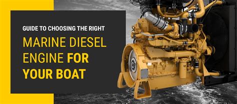 Guide To Choosing The Right Marine Diesel Engine For Your Boat