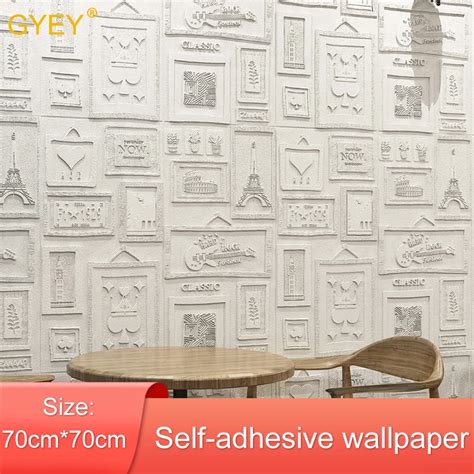 self adhesive 3d foam wall stickers living room background bedroom decoration stickers