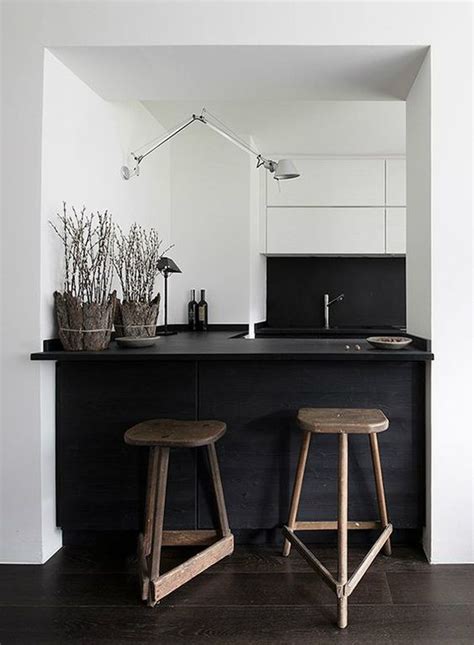 Maybe you would like to learn more about one of these? 34 Timelessly Elegant Black And White Kitchens - DigsDigs