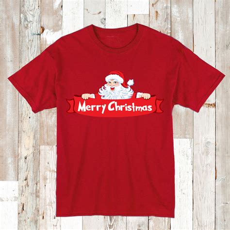 Merry Christmas Custom T Shirt Christmas Shirt Custom Tees