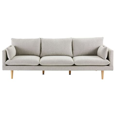 Dabei können sie zum einen den modernen polsterbezug sun velvet in samtweich wählen. 3-Sitzer-Sofa, hellgrau Collins | Maisons du Monde