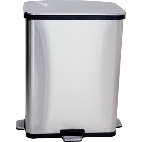 Check spelling or type a new query. iTouchless 13-Gal. Trash Can Silver/Stainless Steel ...