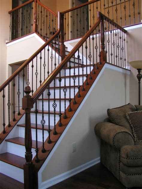 Wood And Metal Stair Railing Stair Designs