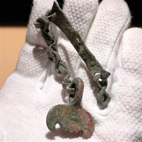 Ancient Roman Bronze Legionary Phallic Pendant Fertility Amulet