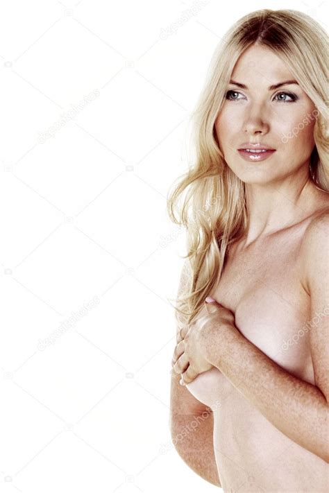 Nude Woman On White Stock Photo By Yellow J