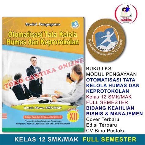 Jual Buku Lks Otomatisasi Tata Kelola Humas Dan Keprotokolan Kelas 12