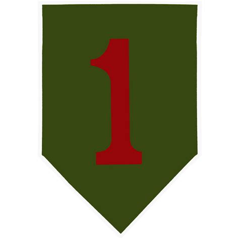 1st Infantry Division Vinyl Decal Usamm