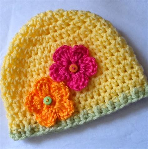 Free Crochet Hat Pattern May Flowers Beanie Now In All Sizes