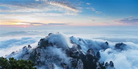Photography Landscape Nature Sunrise Mountains Mist